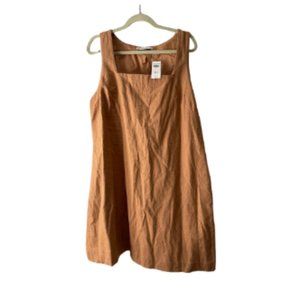 Abercrombie & Fitch Linen-Blend Wide Strap Mini Dress - NWT, Women's XL Tall